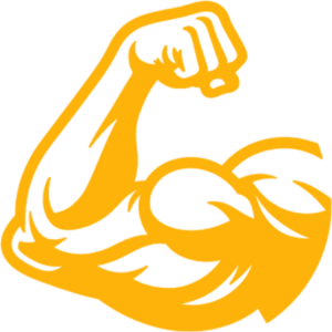 arm flexing 2 orange