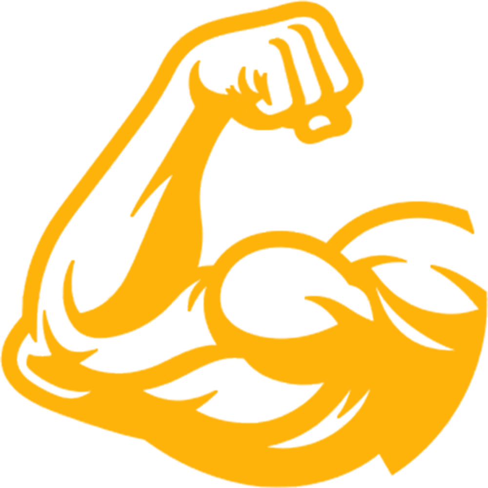 arm flexing 2 orange